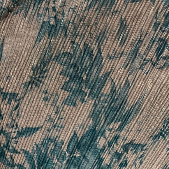 Maison d’Amelie Blue & Silver Floral Blouse - Picture 5 of 5